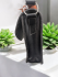 Black Leather Bag with Stirrup leather shoulder strap